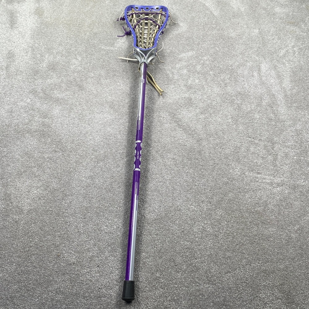 Brine Mantra 2 Lacrosse Stick Women 42.5" Purple Silver Complete Stick Alloy